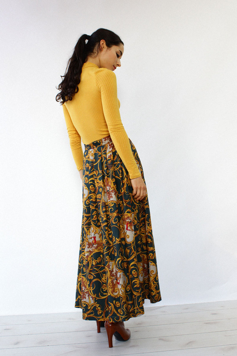 Baroque Hunting Print Skirt XS/S