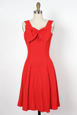Little Red Bow Dress XS