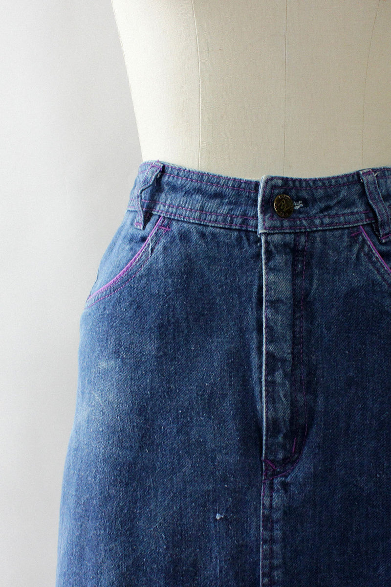Rolling Wheels Denim Skirt XS/S