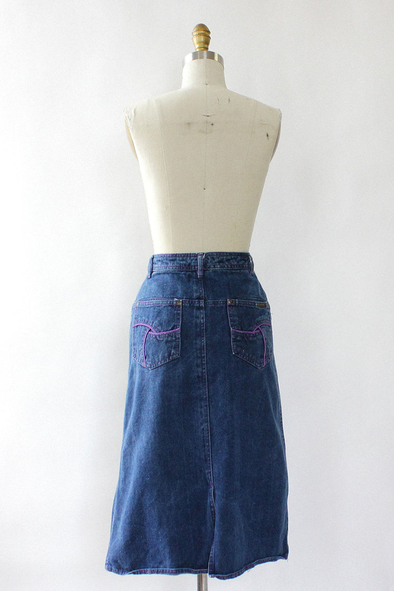 Rolling Wheels Denim Skirt XS/S