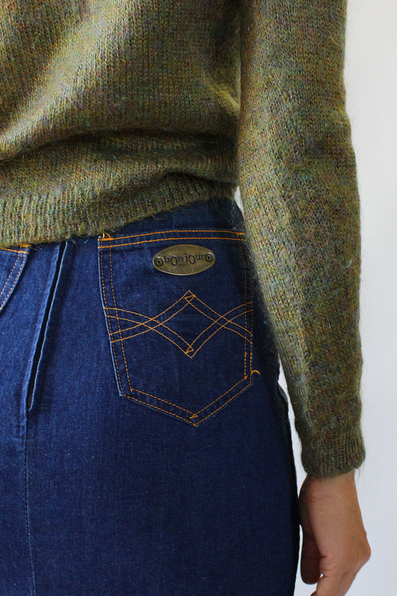 Bonjour Denim Skirt S