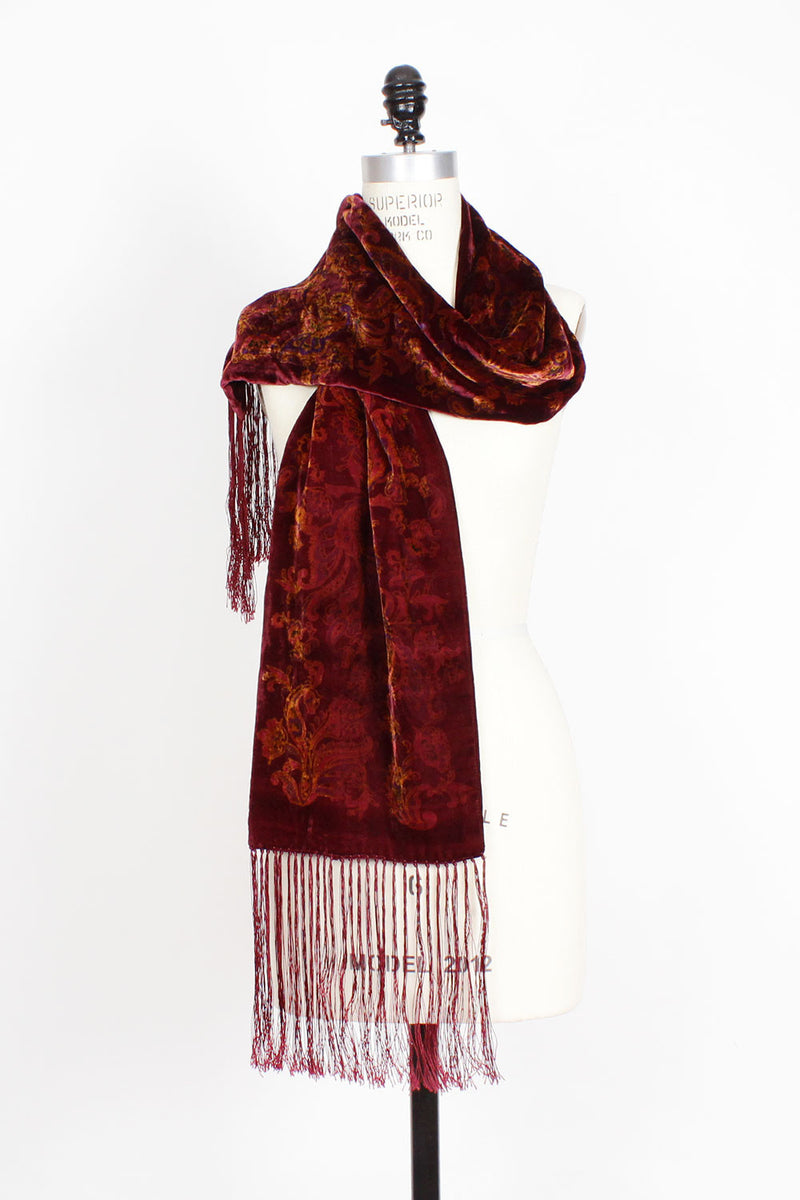 Royal Velvet Paisley Scarf