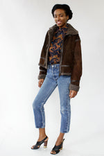 Mieka Sherpa Suede Coat S/M