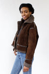Mieka Sherpa Suede Coat S/M