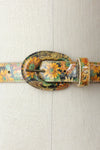 Feline Floral Novelty Belt