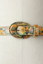 Feline Floral Novelty Belt