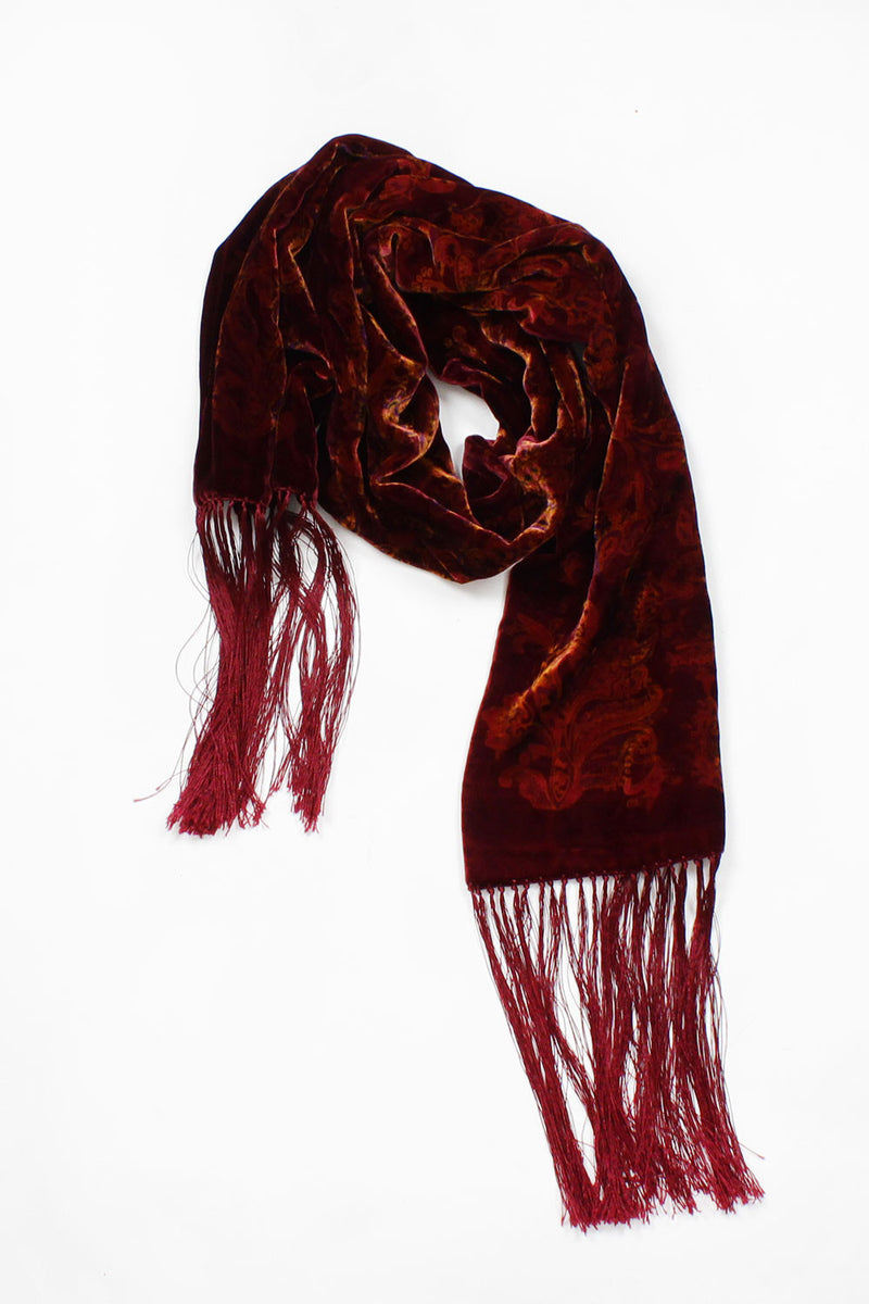 Royal Velvet Paisley Scarf