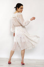 Nipon Soft Sheer Floral Dress XS/S