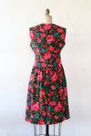 Vibrant Hot Pink Rose Dress M/L