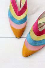 Juicy Fruit Mesh Mules 6 1/2