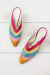 Juicy Fruit Mesh Mules 6 1/2