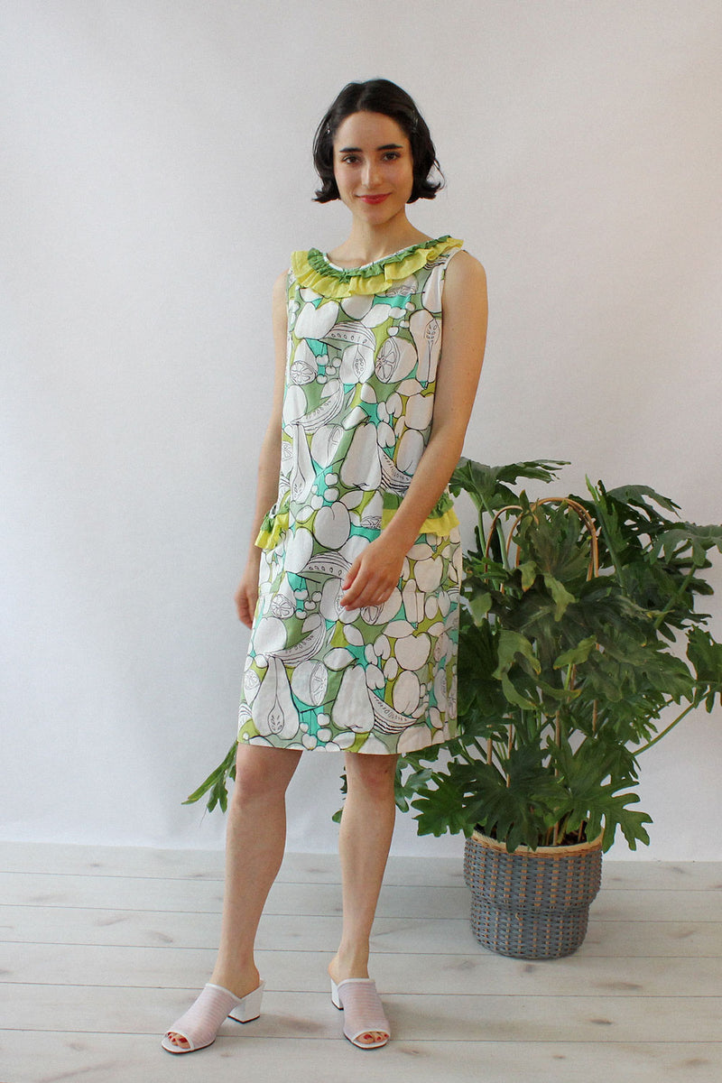 Fruit Basket Shift Dress M