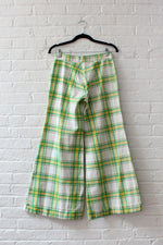 Lime Plaid Elephant Bells S/M