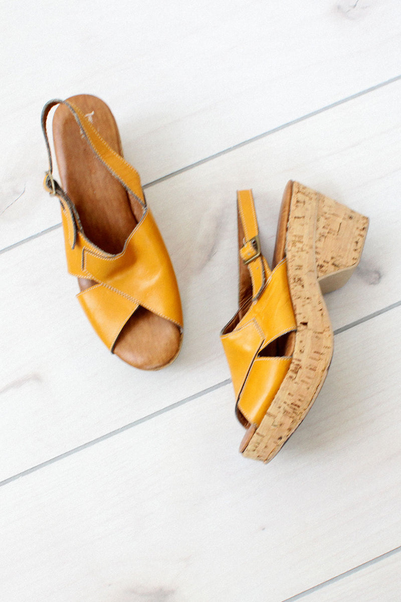 Saffron Cork Platforms 8.5