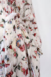 Floral Chenille Belted Robe M/L
