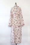Floral Chenille Belted Robe M/L