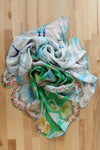 Ballet Print Silk Scarves (pair)