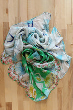 Ballet Print Silk Scarves (pair)