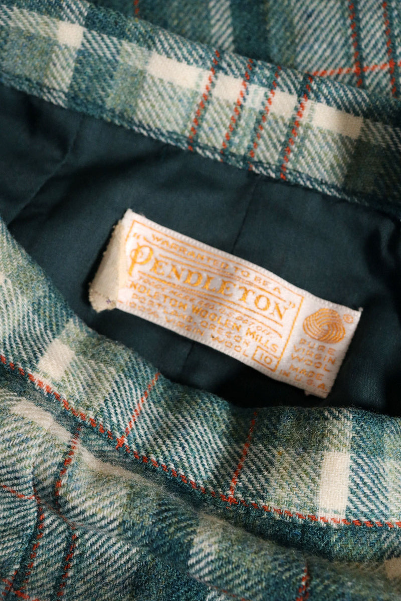 Pendleton Sage Plaid Pants M