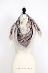 Stormy Paisley Scarf • L