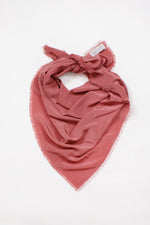 Dusty Rose Calvin Klein Silk Scarf • L