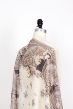 Stormy Paisley Scarf • L