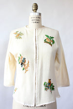 Songbird Embroidered Cardigan S/M