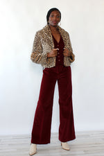 Leopard Faux Fur Chubby XS/S
