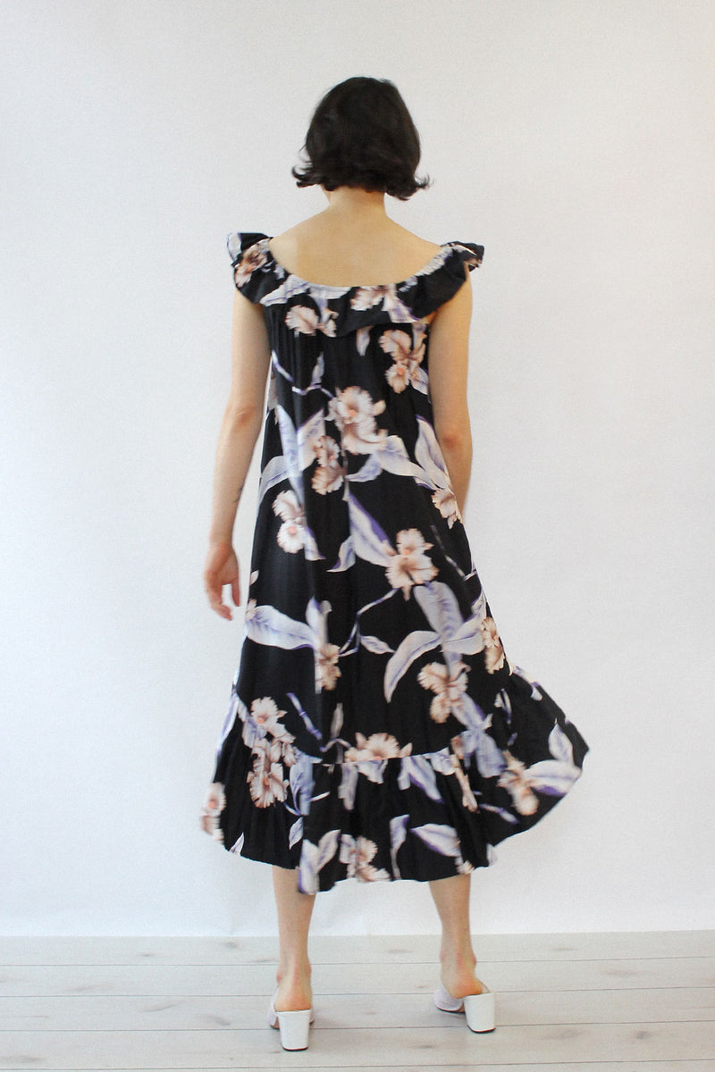 Hibiscus Flounce Dress XS-M