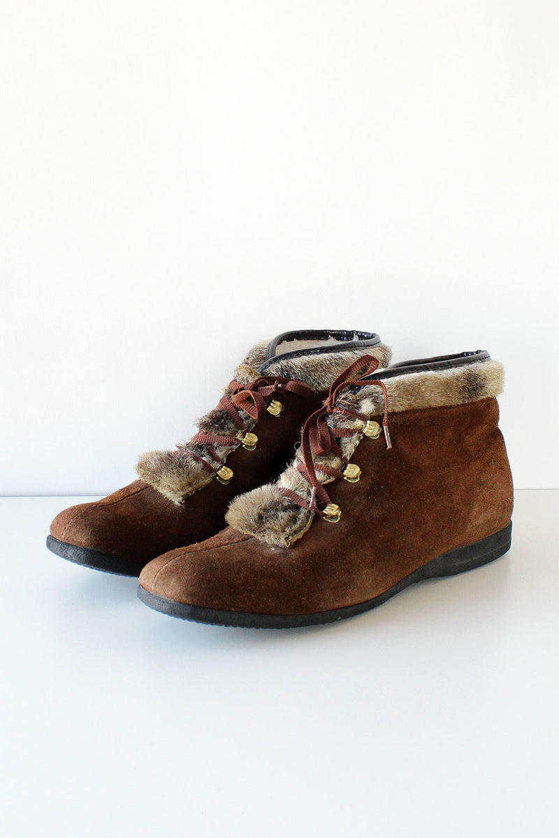 Eskimo Suede Booties 8 1/2