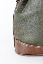 Forest Green Bucket Bag