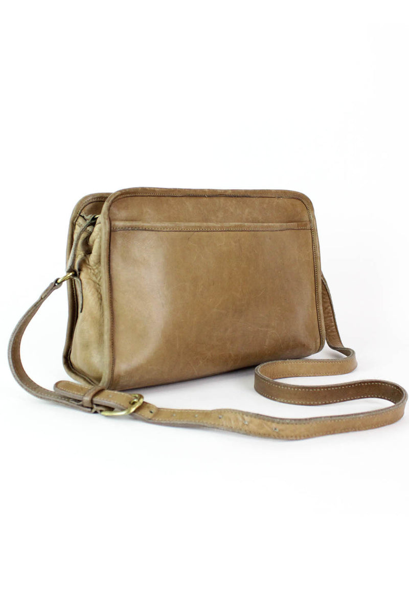 tan supple leather bag