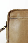 Cafe Leather Big Crossbody Bag w/ Pockets