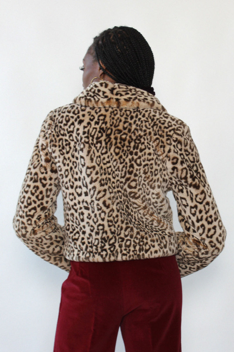 Leopard Faux Fur Chubby XS/S
