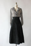 Suzy Suede Flare Skirt S/M