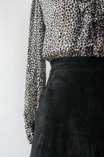 Suzy Suede Flare Skirt S/M