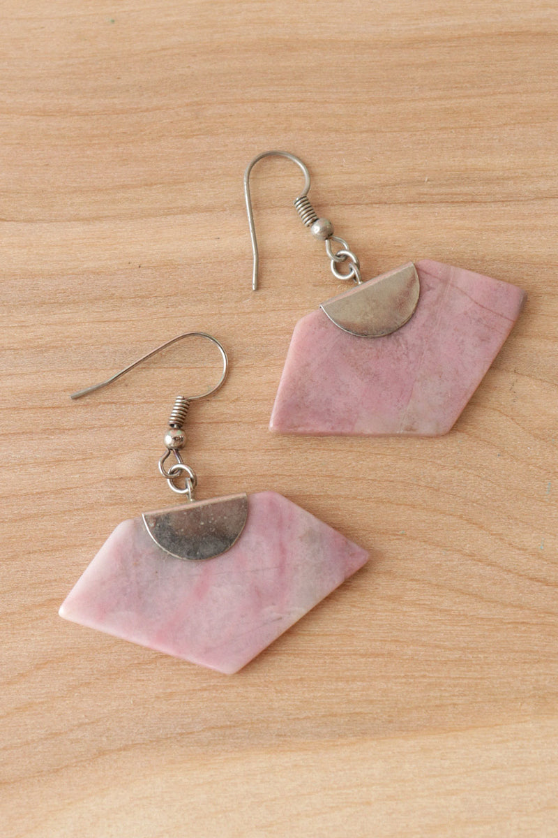 Rose Stone Earrings