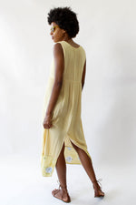 Butter Gingham Rose Dress S/M