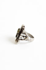 Roughed Up Turquoise 925 Ring