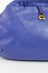 Etienne Aigner periwinkle clamshell leather bag