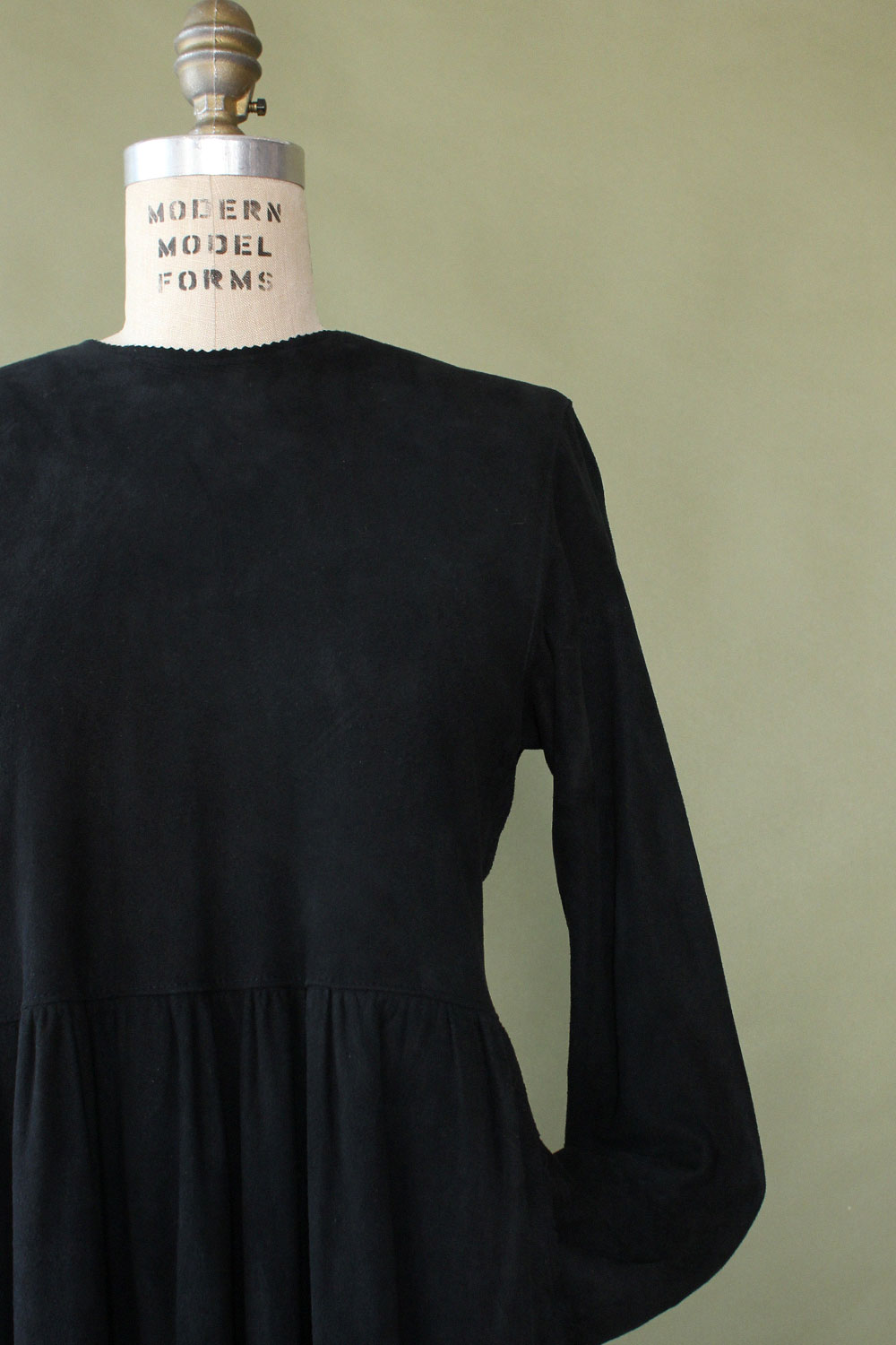 Grownbeans Suede Smock Dress M