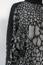 Metallic Zip Sweater Dress XS-M