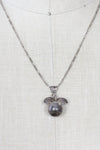 Sterling Apple Pendant Necklace