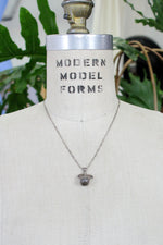 Sterling Apple Pendant Necklace