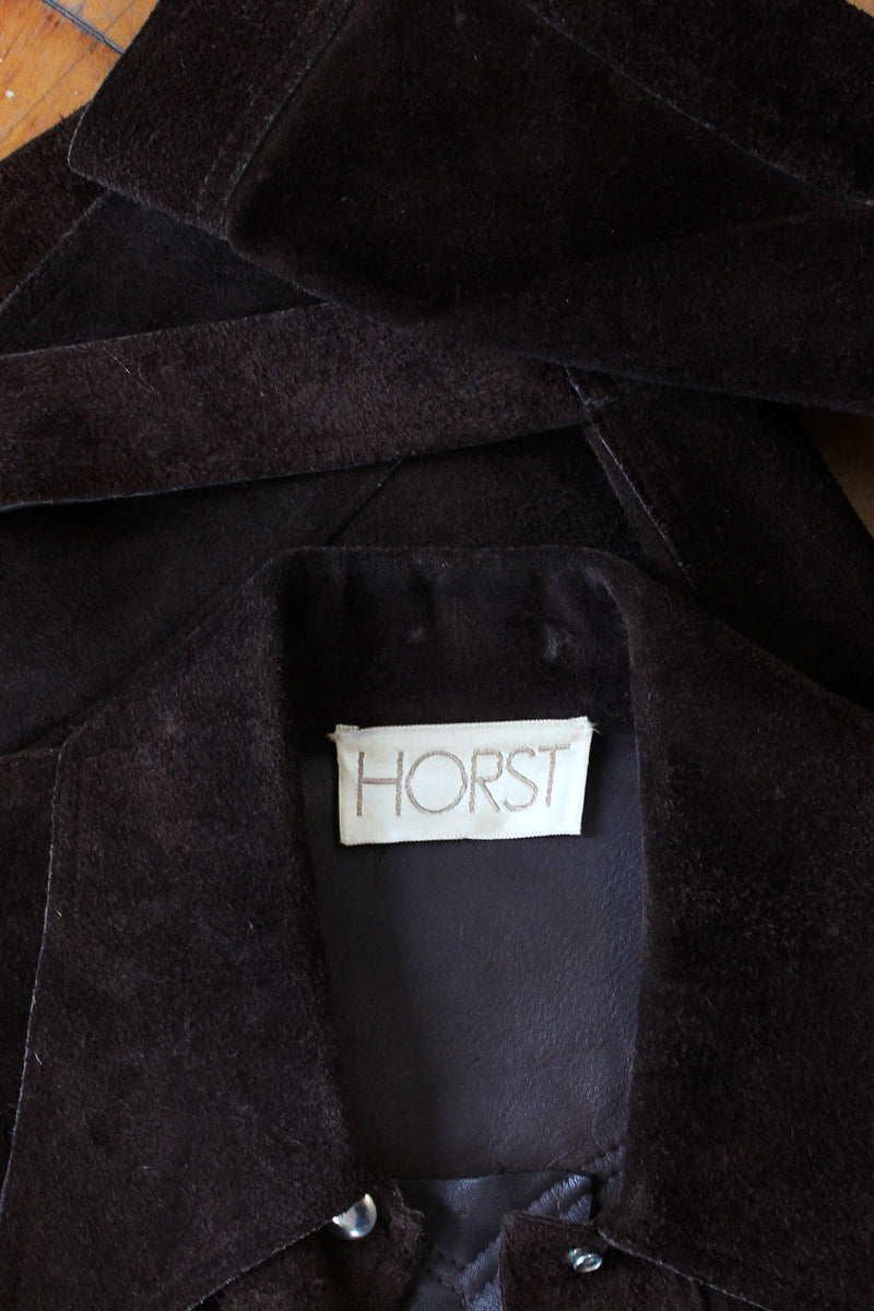 Horst Fitted Suede Jacket S