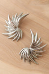 Fanned Abstract Burst Earrings
