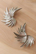 Fanned Abstract Burst Earrings