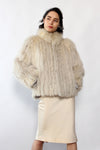 Saga Fox Fur Boxy Coat S/M
