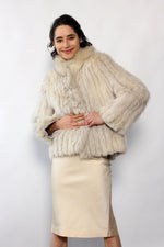Saga Fox Fur Boxy Coat S/M