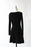 Noir Velvet Mini Dress S/M